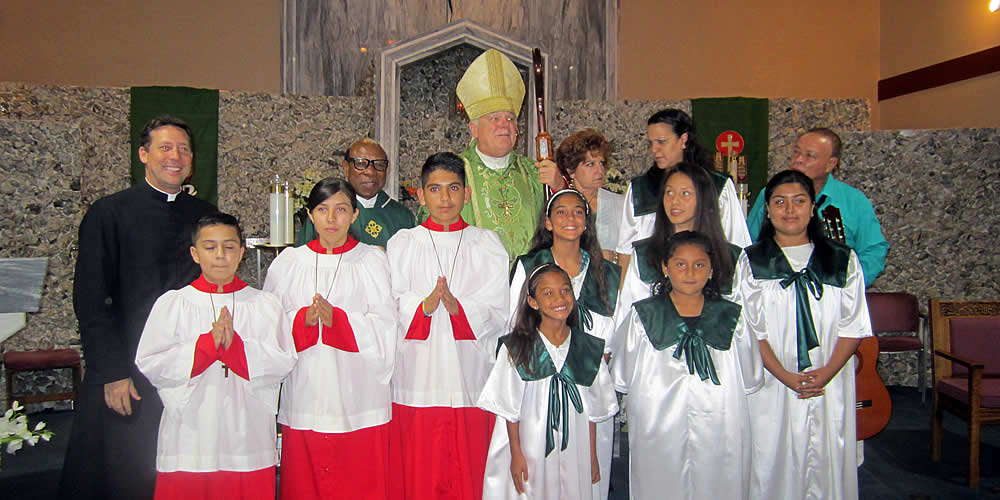 Hispanic blessing upon St. Henry's'